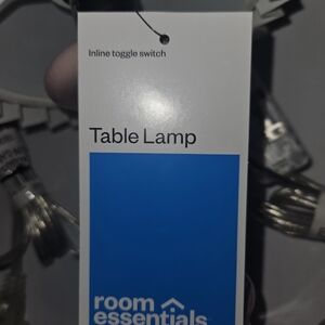 Room Essentials Blue and White Table Lamp